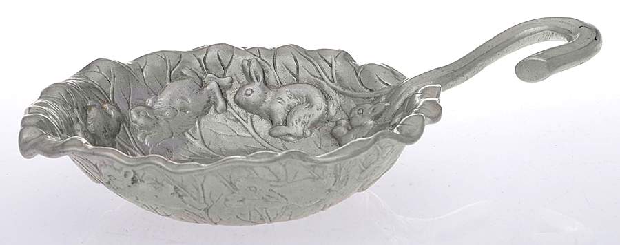 Bunnies (Aluminum, Hollowware) 5" Bon Bon Bowl by Arthur Court-1