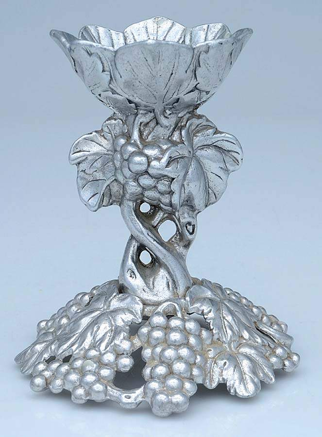Grape (Aluminum, Hollowware) 6" Candlestick by Arthur Court-1