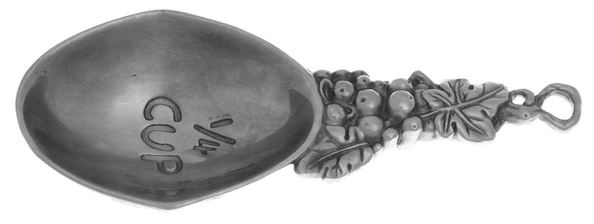 Grape (Aluminum, Hollowware) 1/4 Cup Measuring Cup by Arthur Court-1