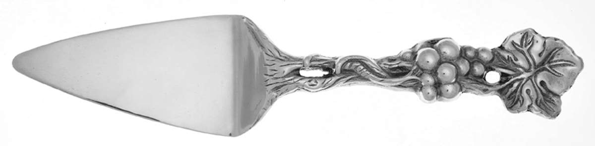 Grape (Aluminum, Hollowware) Solid Pie Server by Arthur Court-1