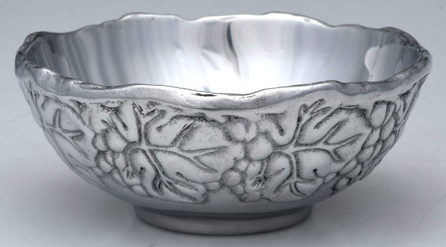 Grape (Aluminum, Hollowware) Condiment Bowl No Underplate by Arthur Court-1