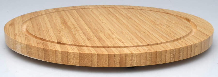 Grape (Aluminum, Hollowware) Wood Cheese Board No Mesh Dome by Arthur Court-1