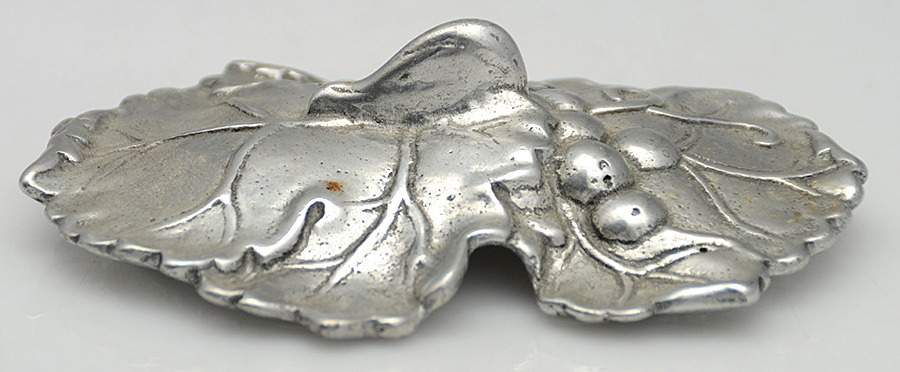 Grape (Aluminum, Hollowware) Lid for Sugar Bowl by Arthur Court-1
