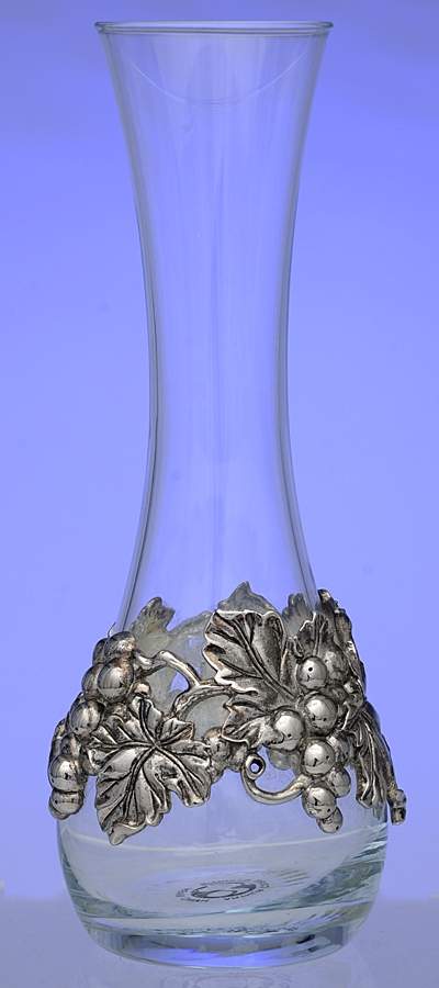 Grape (Aluminum, Hollowware) 8" Bud Vase by Arthur Court-1