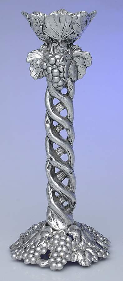 Grape (Aluminum, Hollowware) 12" Candlestick by Arthur Court-1