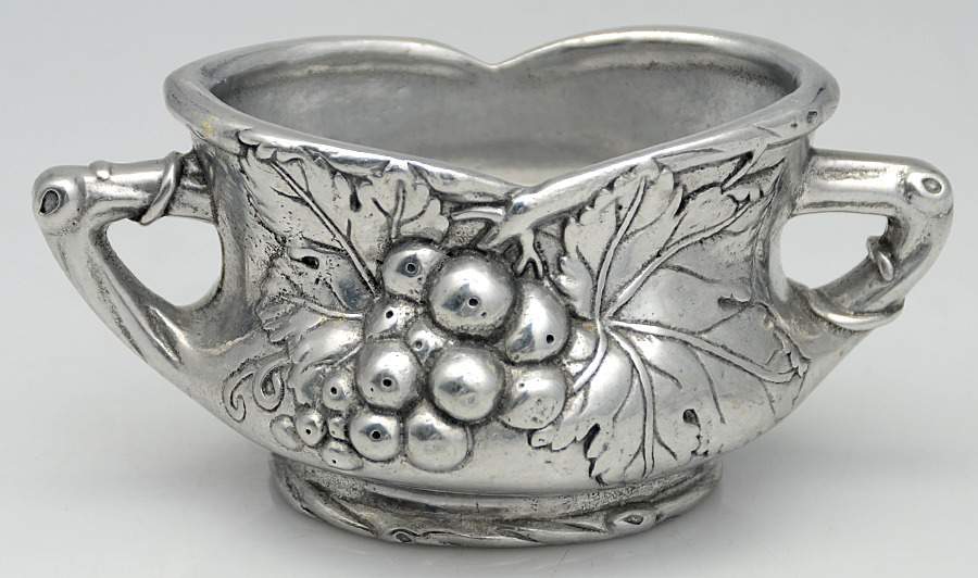Grape (Aluminum, Hollowware) Sugar Bowl No Lid by Arthur Court-1