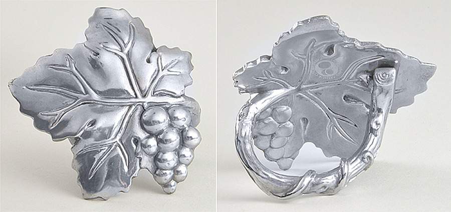 Grape (Aluminum, Hollowware) Napkin Ring by Arthur Court-1