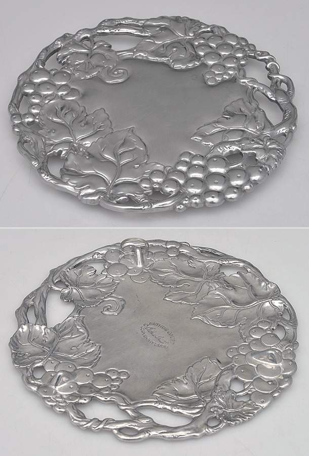 Grape (Aluminum, Hollowware) Trivet by Arthur Court-1