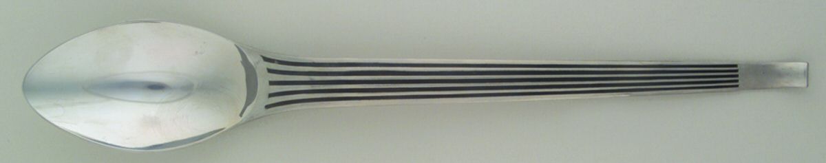 ASF5 (Stainless) Large Solid Dressing Spoon by Arthur Salm Flatware-1