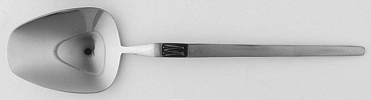 AFS35 (Stainless) Solid Salad Serving Spoon by Amefa-1