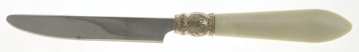 Sophia-Cream (Stainless, Plastic) New French Solid Knife by Argent-1