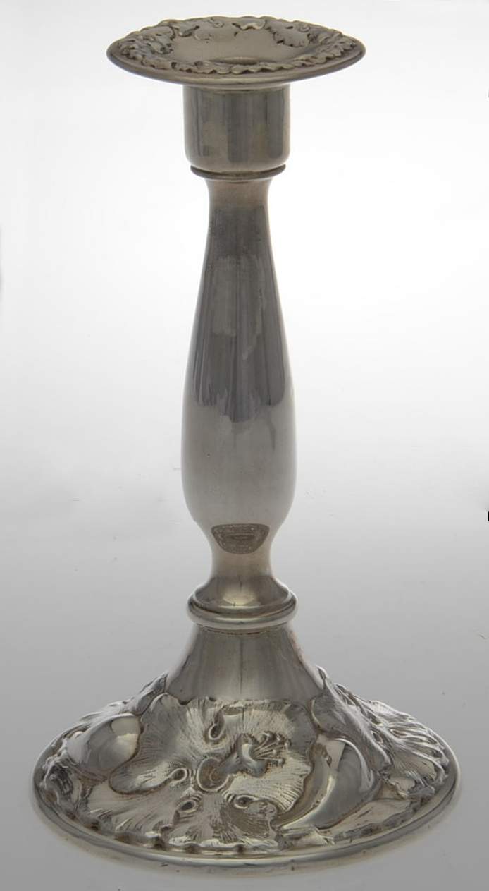 304 (Sterling, Hollowware) 8" Weighted Candlestick by Adelphi-1