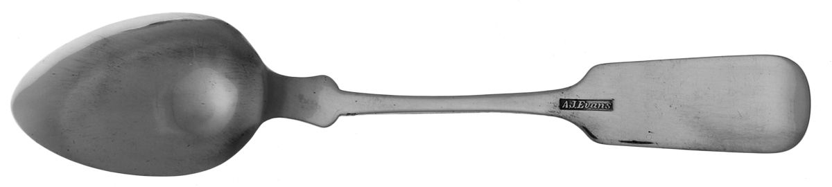 Coin Silver Flatware Teaspoon by Alfred J Evans-2