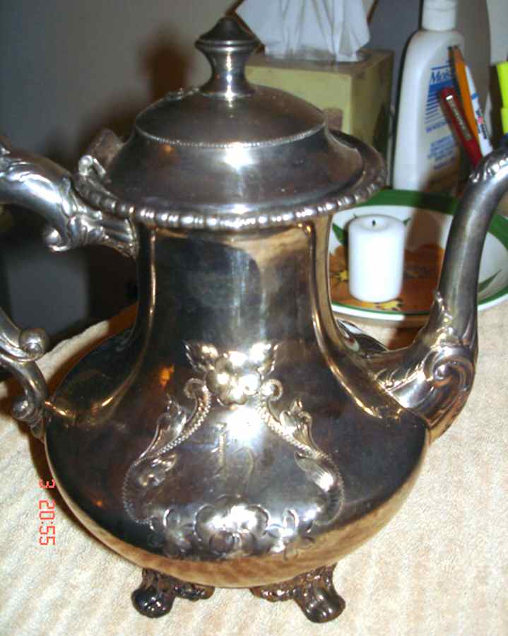 1908 (Silverplate, Hollowware) Teapot by Aurora-1