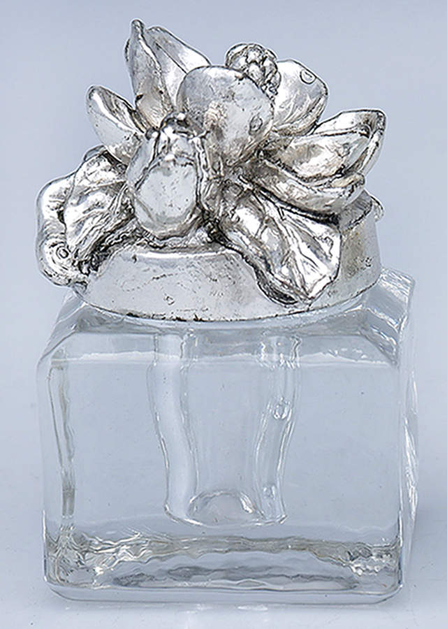 Magnolia (Aluminum, Hollowware) Salt Shaker by Arthur Court-1