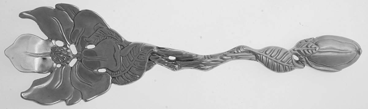 Magnolia (Aluminum, Hollowware) Solid Serving Fork by Arthur Court-1