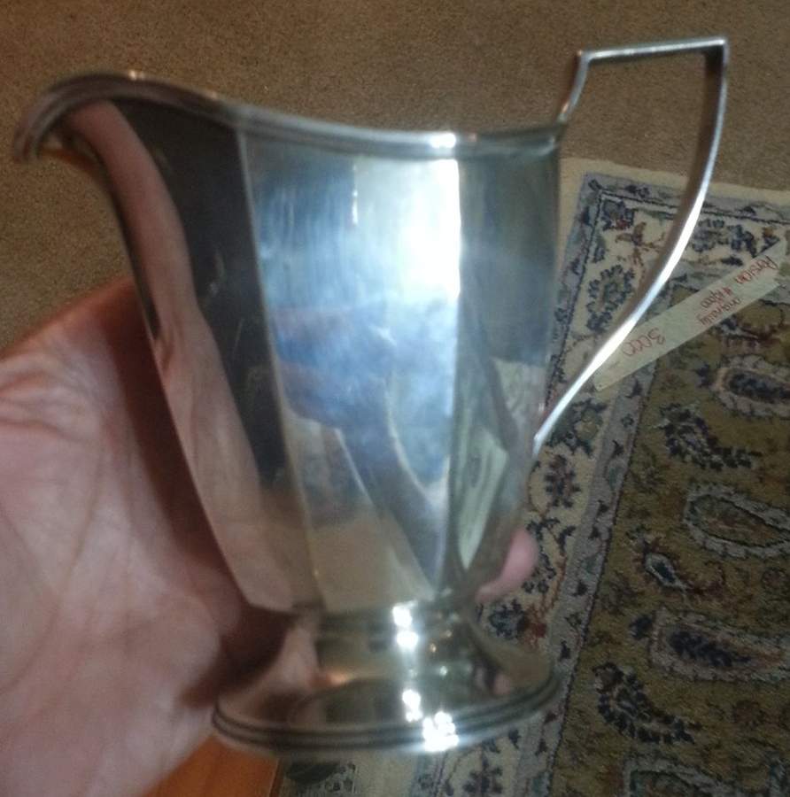 X27 (Sterling, Hollowware) Creamer by Alvin-1