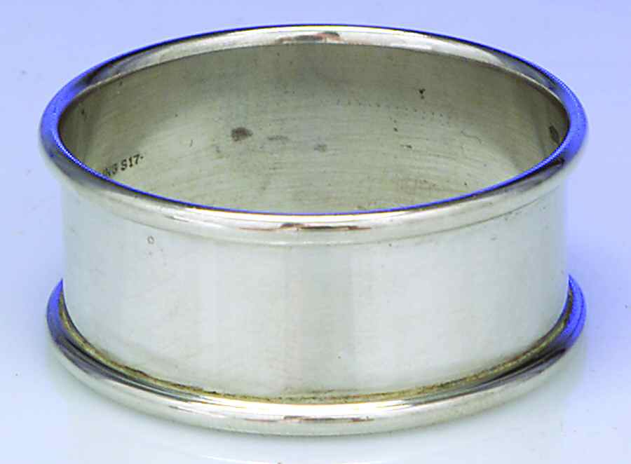 S17 (Sterling, Hollowware) Napkin Ring by Alvin-1