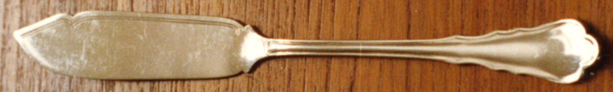 AKT7 (Silverplate) Individual Solid Fish Knife by Arthur Krupp-1