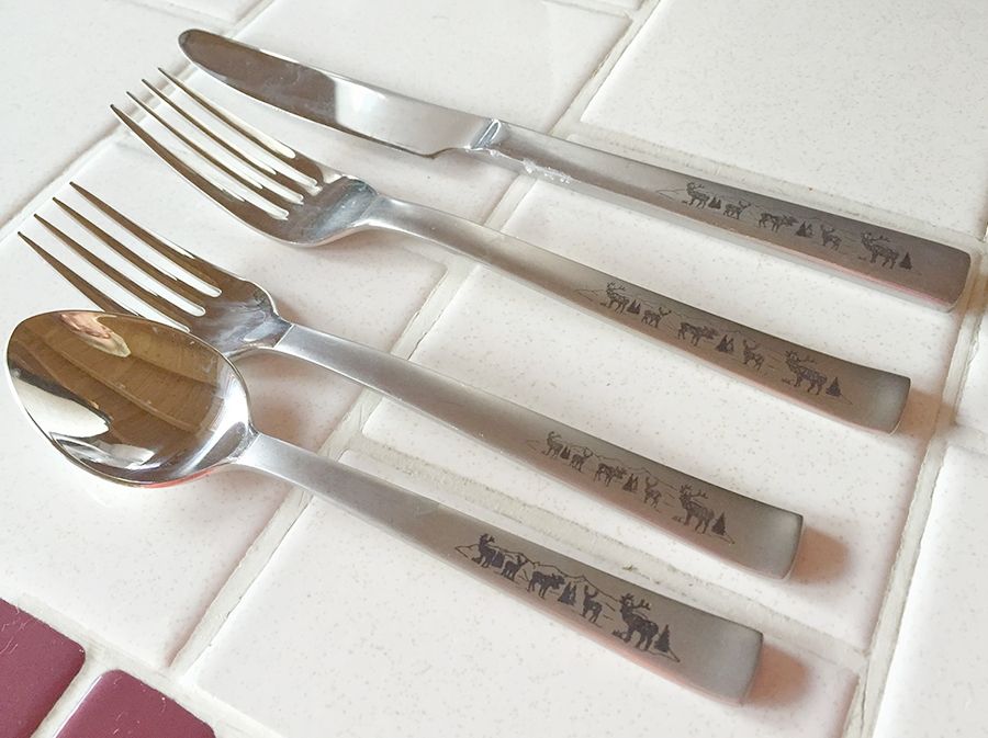Big Game Animals (Stainless) Fork by Anglers Expressions-1