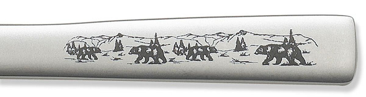 Black Bear (Stainless) New French Solid Knife by Anglers Expressions-1