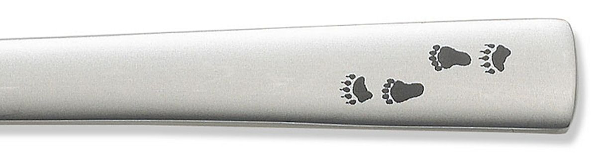 Black Bear Tracks (Stainless) New French Solid Knife by Anglers Expressions-1