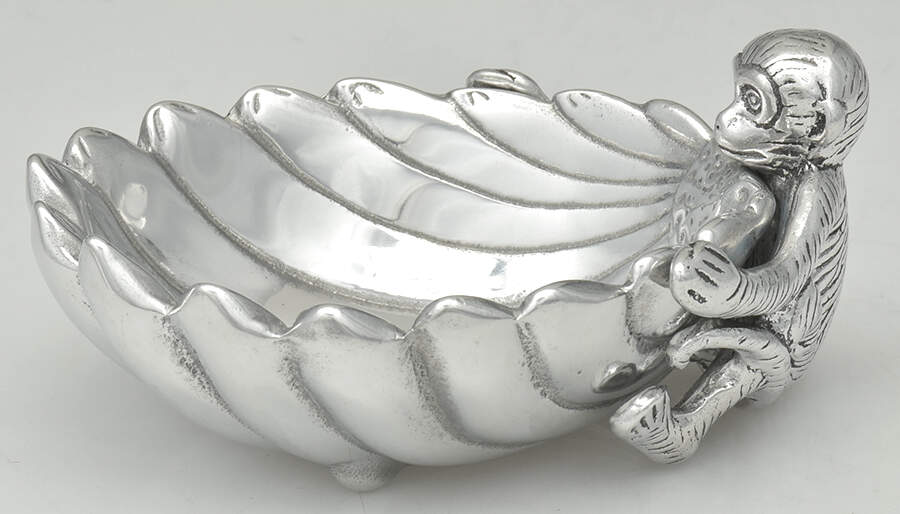 Safari (Aluminum, Hollowware) Nut Dish by Arthur Court-1