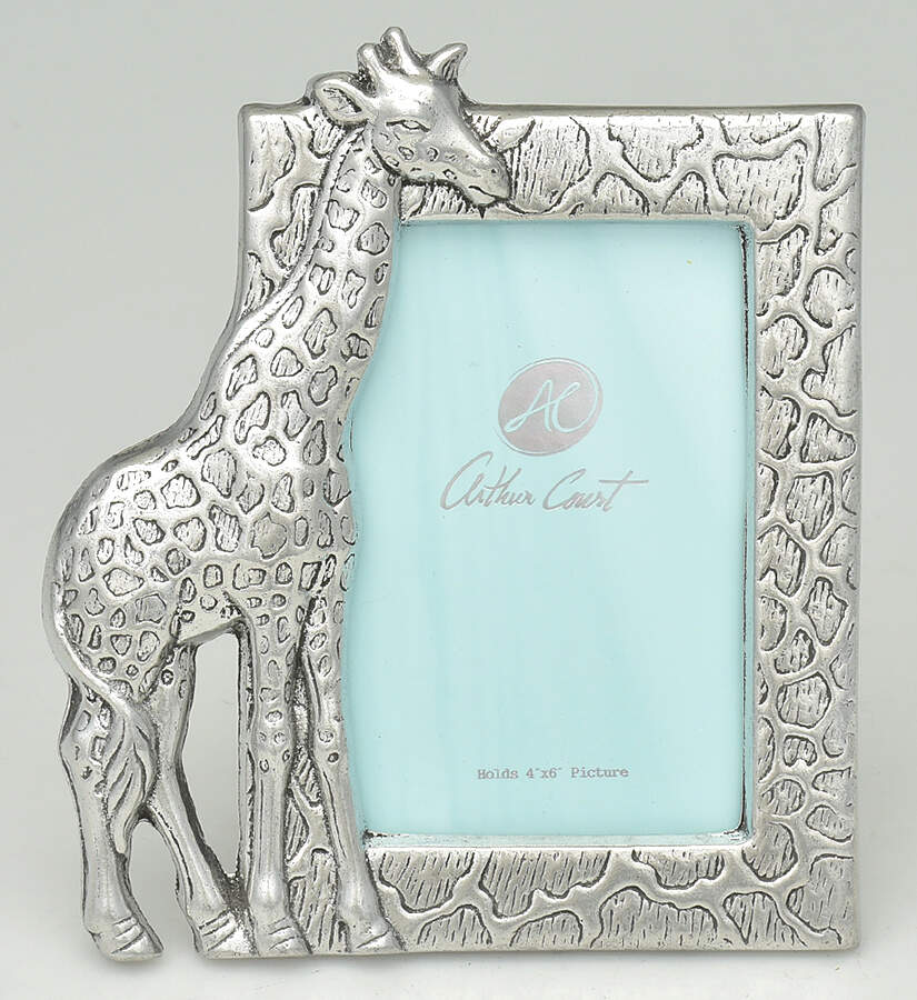 Safari (Aluminum, Hollowware) Frame-Holds 4" X 6" by Arthur Court-1