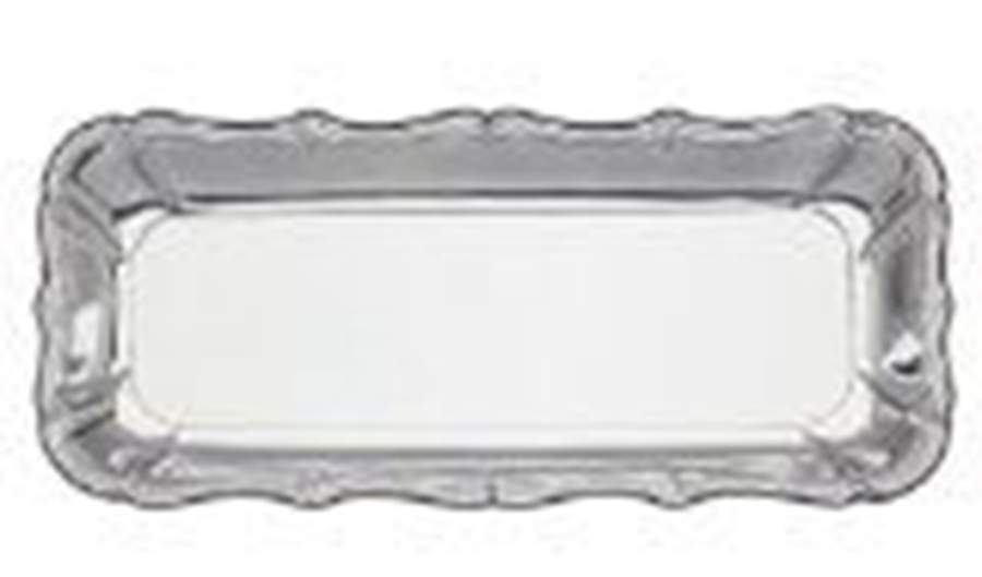 American Traditional (Aluminum, Hollowware) 19" Rectangular Tray by Arthur Court-1