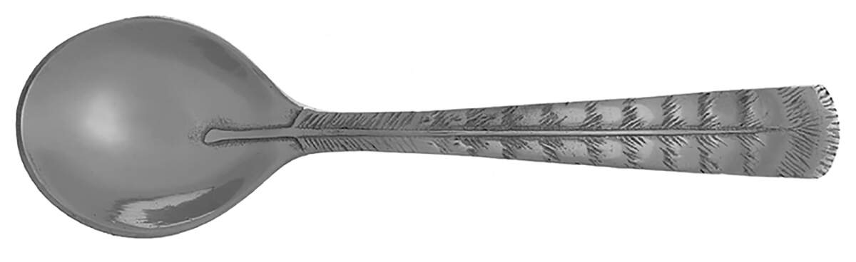 American Wilderness (Aluminum, Hollowware) Solid Salad Serving Spoon by Arthur Court-1