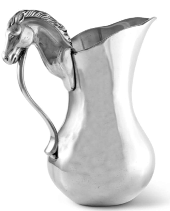 Horse (Aluminum, Hollowware) Pitcher by Arthur Court-1
