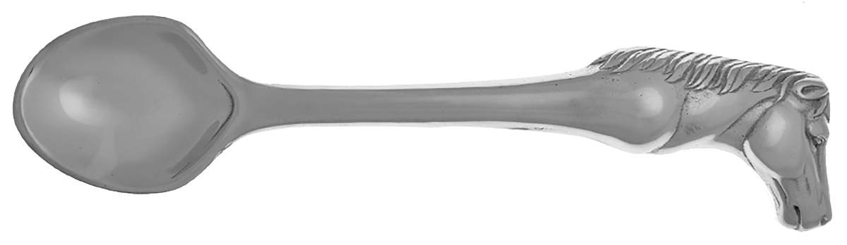Horse (Aluminum, Hollowware) Solid Serving Spoon by Arthur Court-1