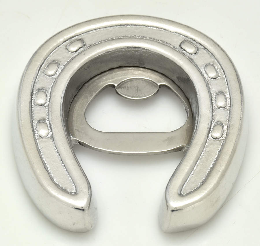 Horse (Aluminum, Hollowware) Bottle Opener with Stainless Bowl by Arthur Court-1