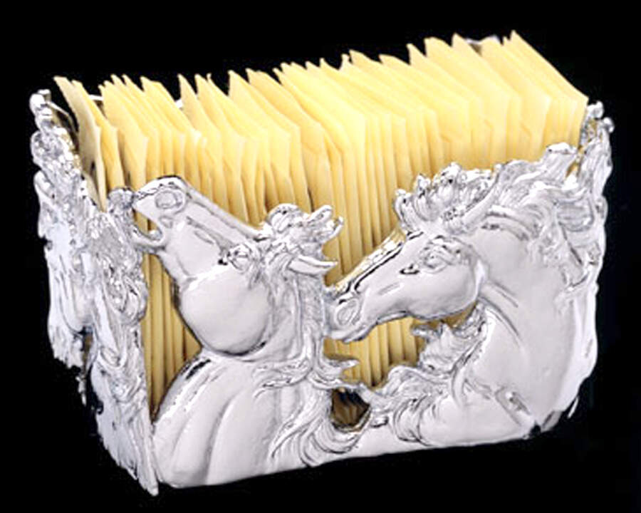 Horse (Aluminum, Hollowware) Sweetener Holder by Arthur Court-1