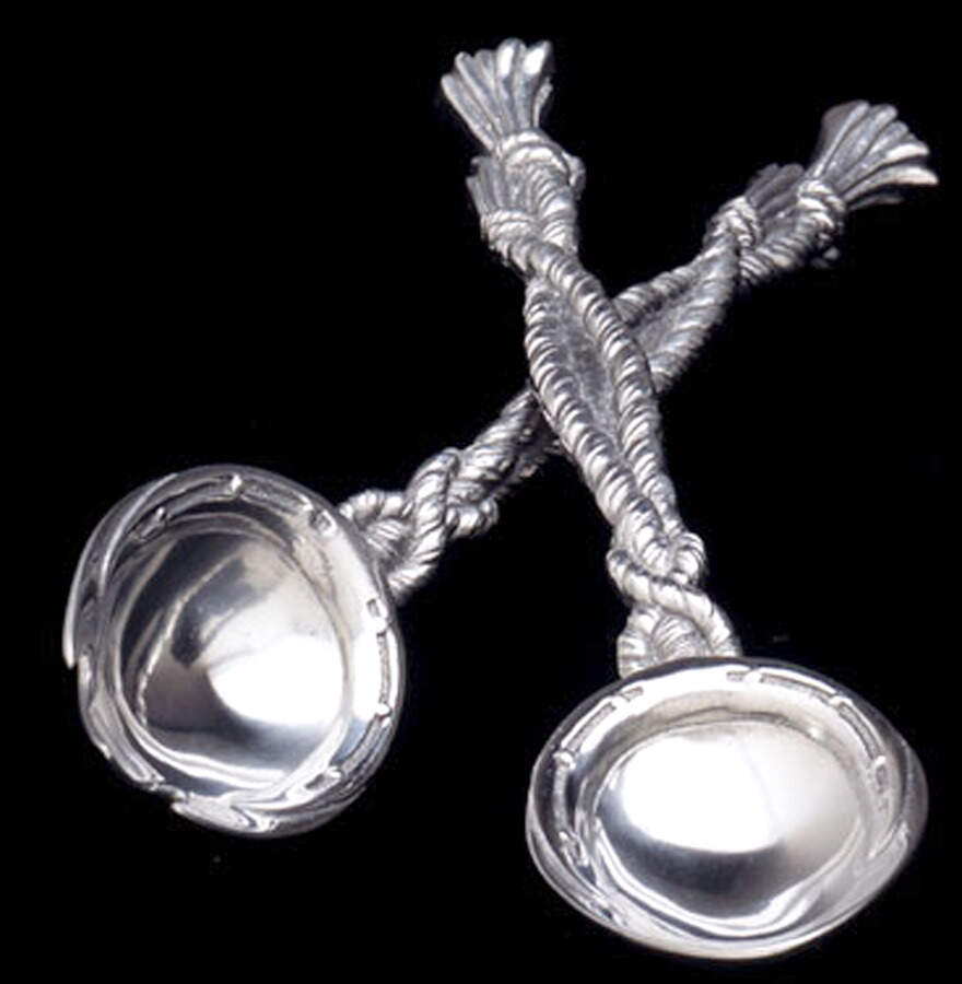 Horse (Aluminum, Hollowware) Solid Serving Spoon by Arthur Court-1