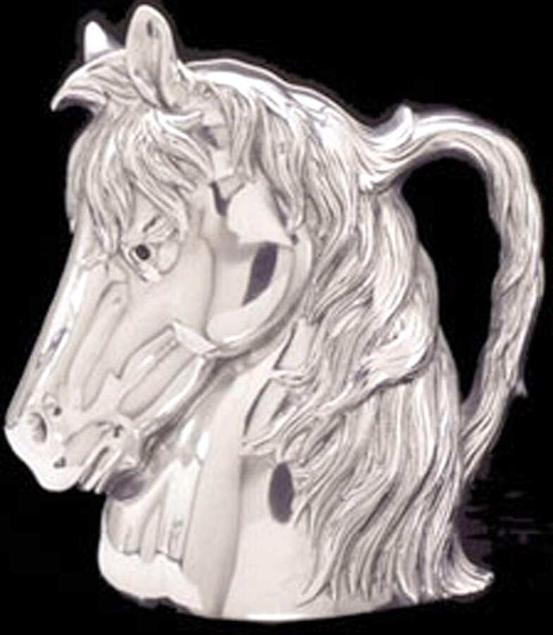 Horse (Aluminum, Hollowware) 96 Oz Water Pitcher by Arthur Court-1