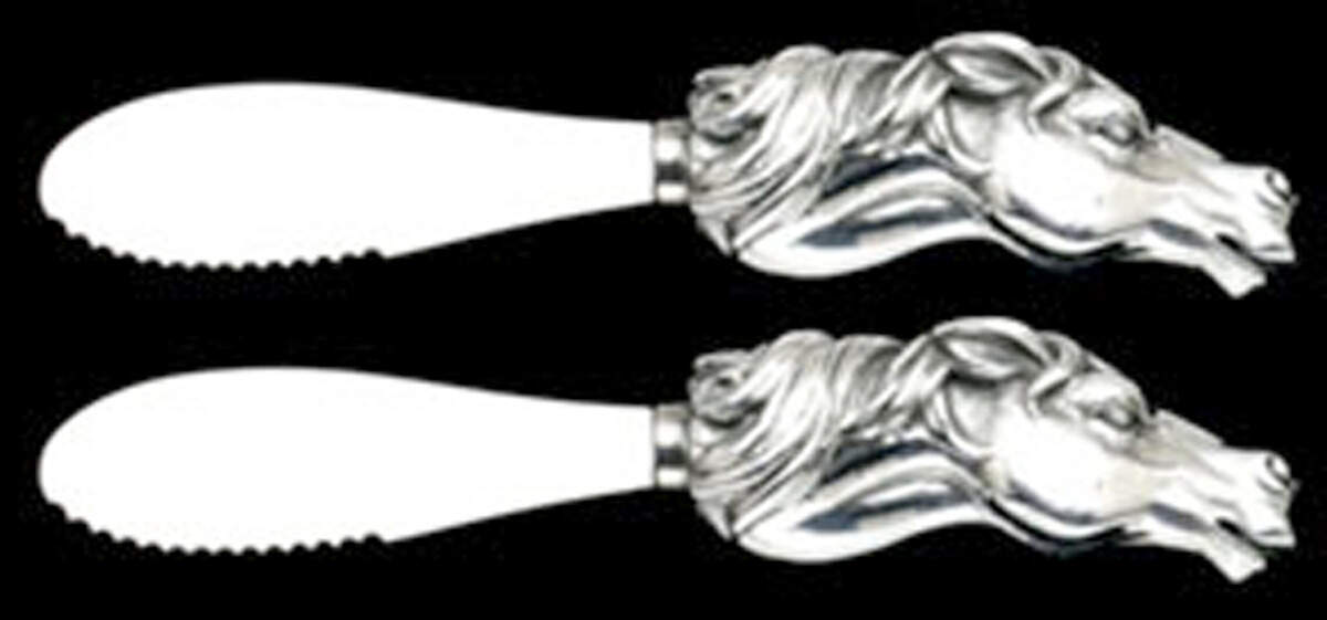 Horse (Aluminum, Hollowware) Solid Cheese Spreader by Arthur Court-1