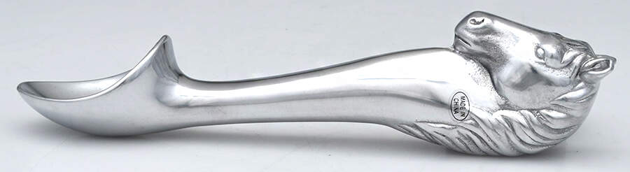 Horse (Aluminum, Hollowware) Solid Serving Ice Cream Scoop by Arthur Court-1