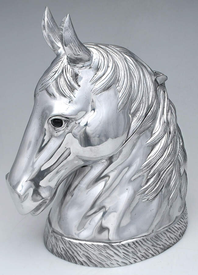 Horse (Aluminum, Hollowware) Champagne/Wine Cooler by Arthur Court-1