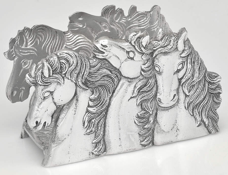 Horse (Aluminum, Hollowware) Letter Holder by Arthur Court-1