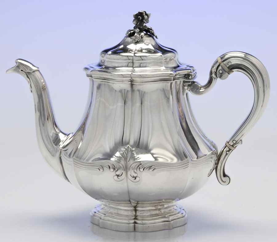AUD1 (Sterling, Hollowware) Teapot by Andre Aucoc-1