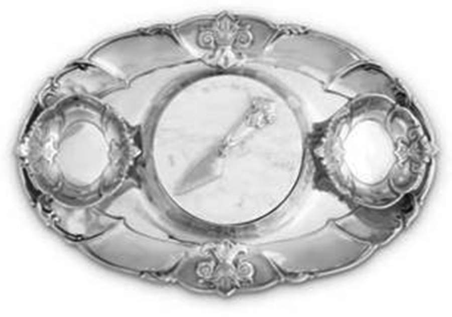 Fleur de Lis (Aluminum, Serveware) (5 Piece) Entertainment Set by Arthur Court-1