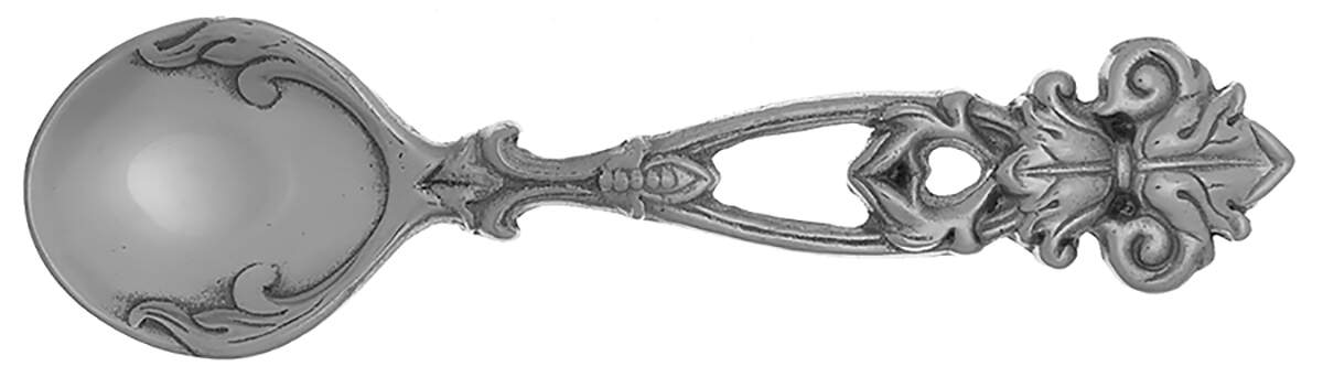 Fleur de Lis (Aluminum, Serveware) Solid Serving Spoon by Arthur Court-1