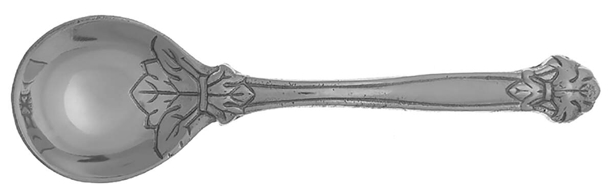 Fleur de Lis (Aluminum, Serveware) Solid Serving Spoon by Arthur Court-1