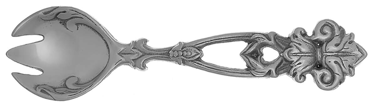 Fleur de Lis (Aluminum, Serveware) Solid Serving Fork by Arthur Court-1