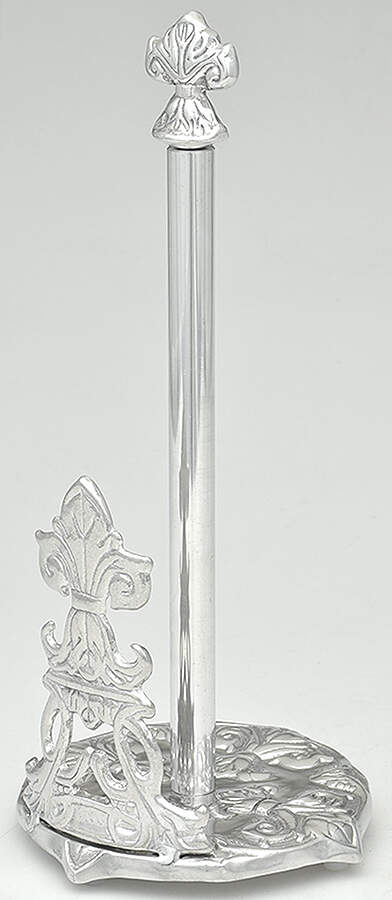 Fleur de Lis (Aluminum, Serveware) Paper Towel Holder by Arthur Court-1