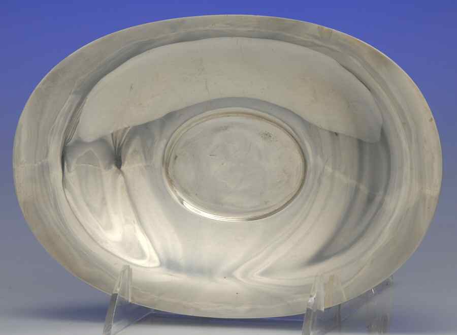 1240 (Sterling, Hollowware) Underplate for Sterling Gravy Boat by Amston-1