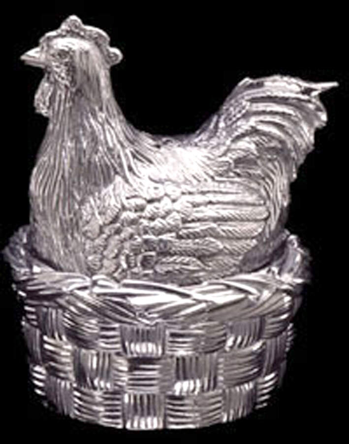Rooster (Aluminum, Serveware) Figurine Salt & Pepper by Arthur Court-1