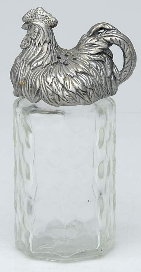 Rooster (Aluminum, Serveware) Salt Shaker by Arthur Court-1