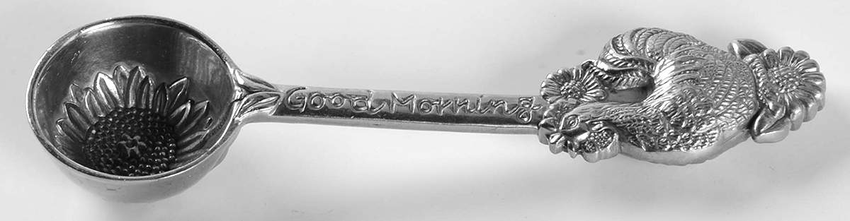 Rooster (Aluminum, Serveware) Solid Coffee Measure Scoop by Arthur Court-1